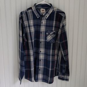 Plaid buttondown